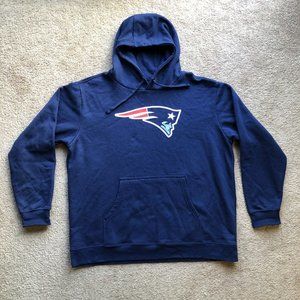 Patriots NFL Pro Line Fanatics Sweatshirt Men's Size 2XL, Navy Blue, Thick, Hood